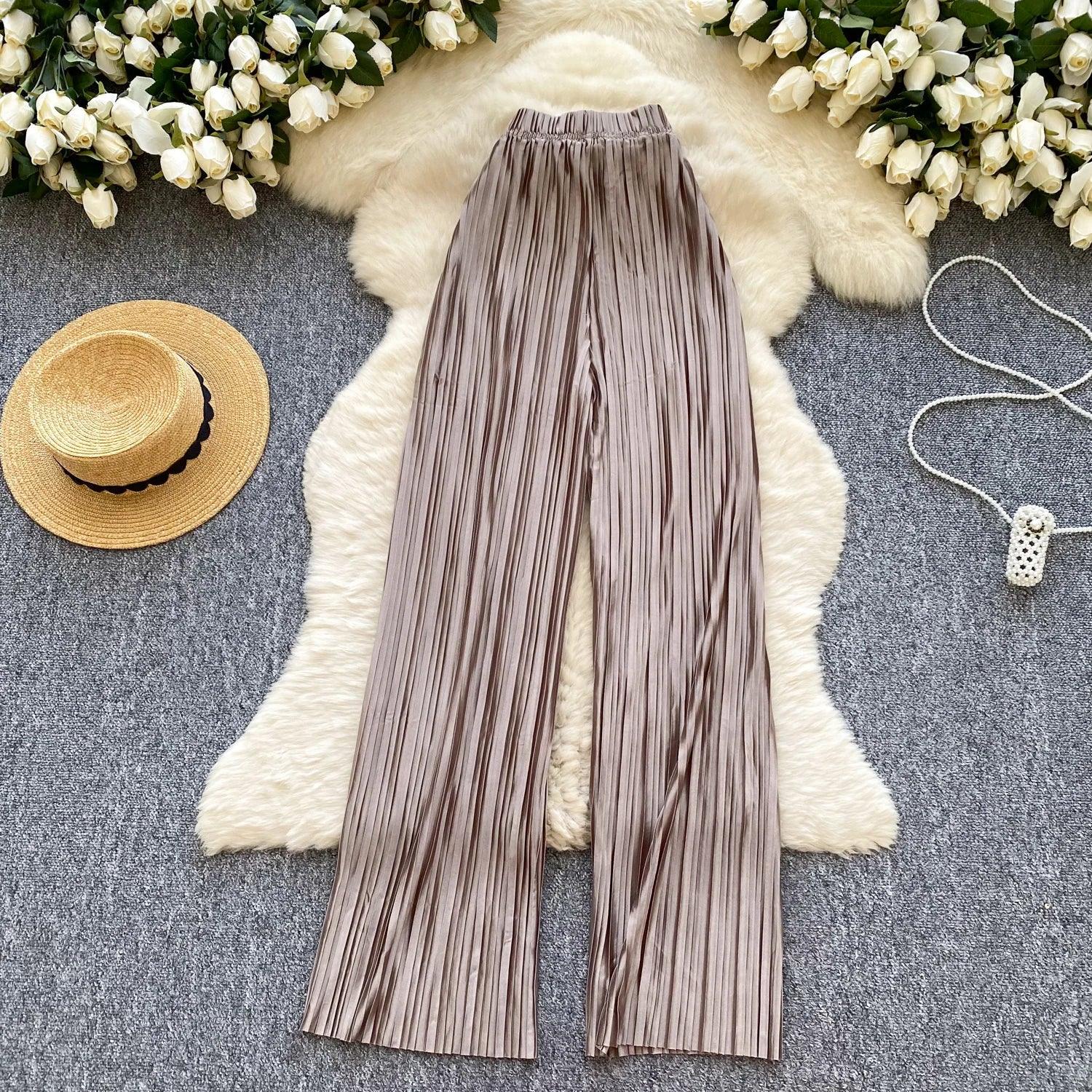 Summer Casual Pants Women High Waist - Piña Colada