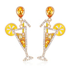 Cocktail Earrings - Piña Colada