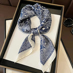 Square Scarf Silk Thin - Piña Colada