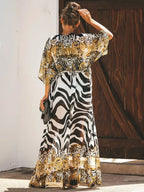Bikini Cover Up Chiffon Kimono - Piña Colada