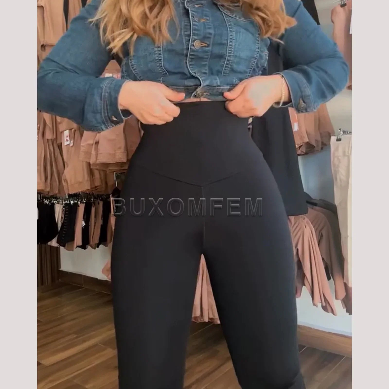 High-Waist Flare Jeans - Piña Colada