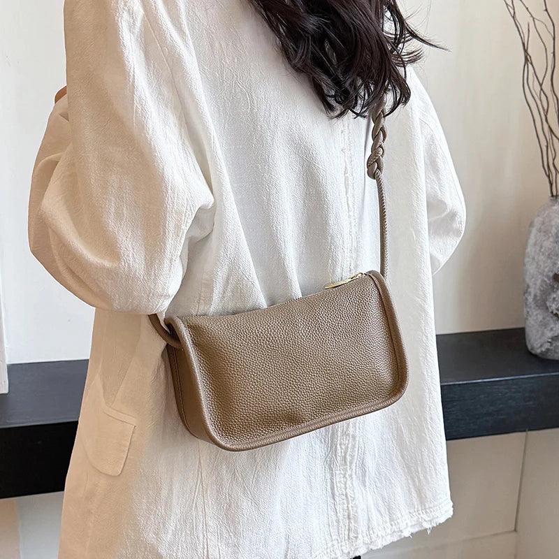 Leather Crossbody Bags - Piña Colada