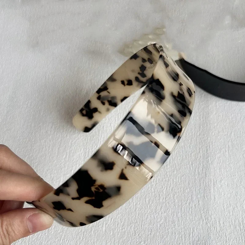 Leopard Print Headband - Piña Colada