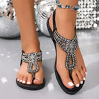 Minimalist Flat Slip-On Sandals - Piña Colada