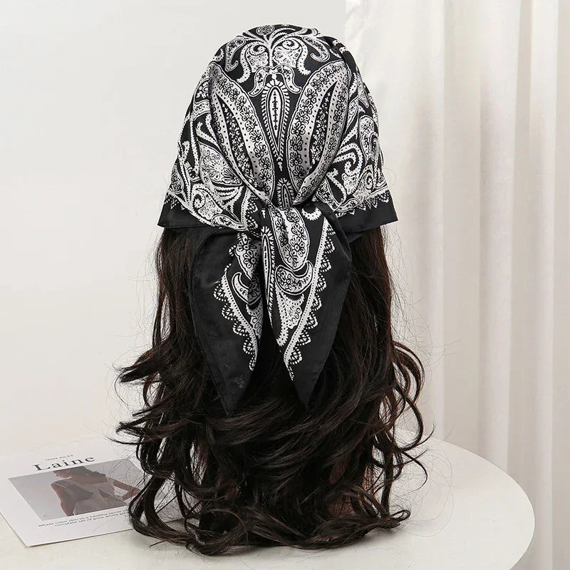 Bohemian Silk Scarf - Piña Colada