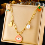 316L Stainless Steel Necklace New Trend - Piña Colada