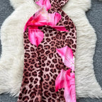 Hollow Out Shoulder Long Dress - Piña Colada