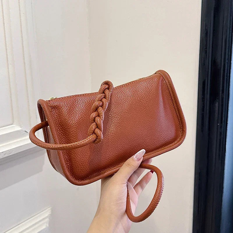 Leather Crossbody Bags - Piña Colada