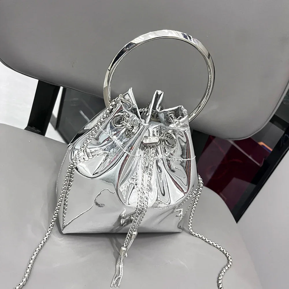 Evening clutch Bag Bucket - Piña Colada