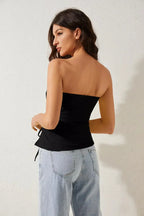 Asymmetrical Slim Off-Shoulder - Piña Colada