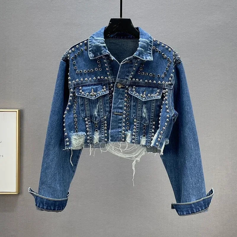Detail Denim Jacket - Piña Colada