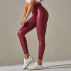 High Waist Stretchy Slim Fit Pencil Pants – Active Everyday Comfort - Piña Colada