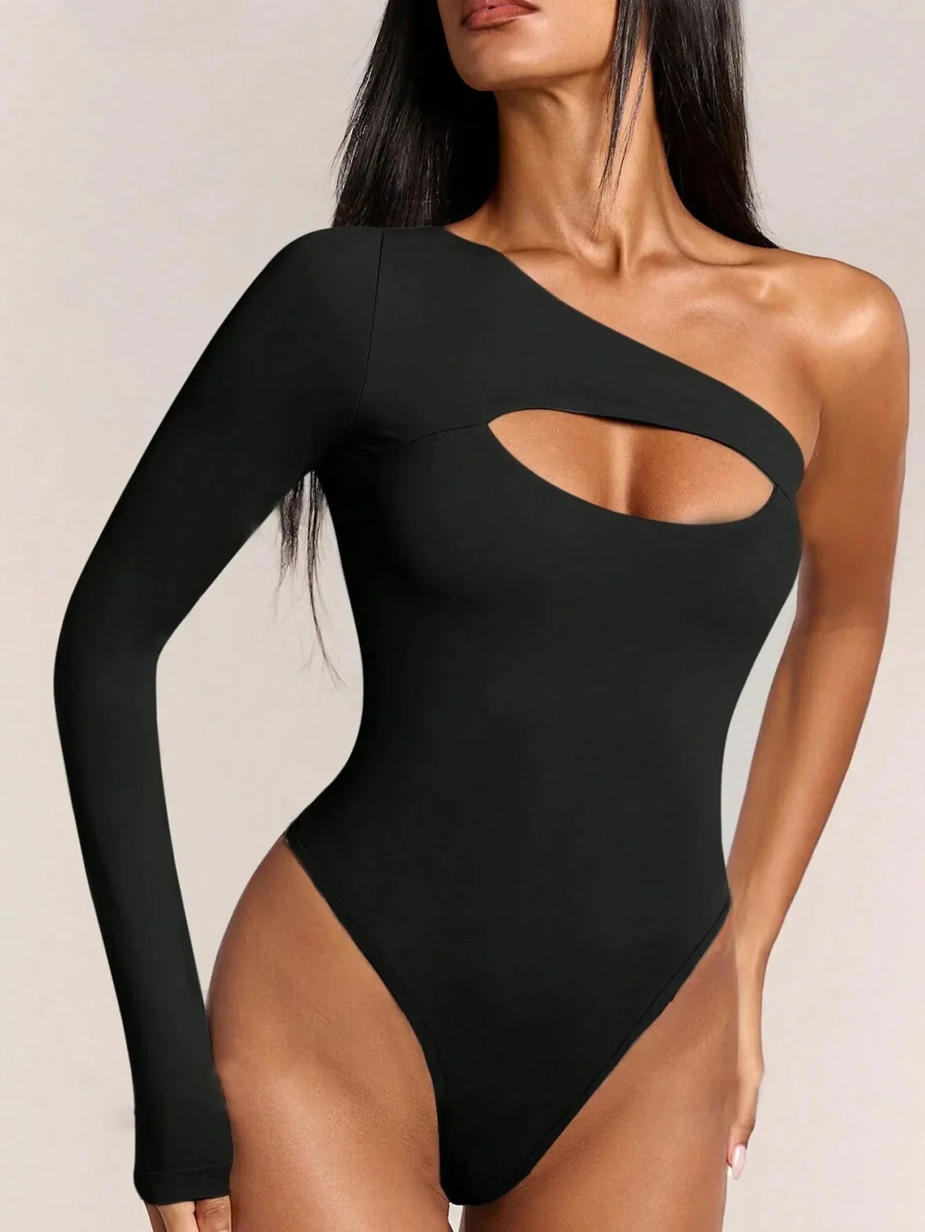 Asymmetrical Bodysuit Comfort - Piña Colada