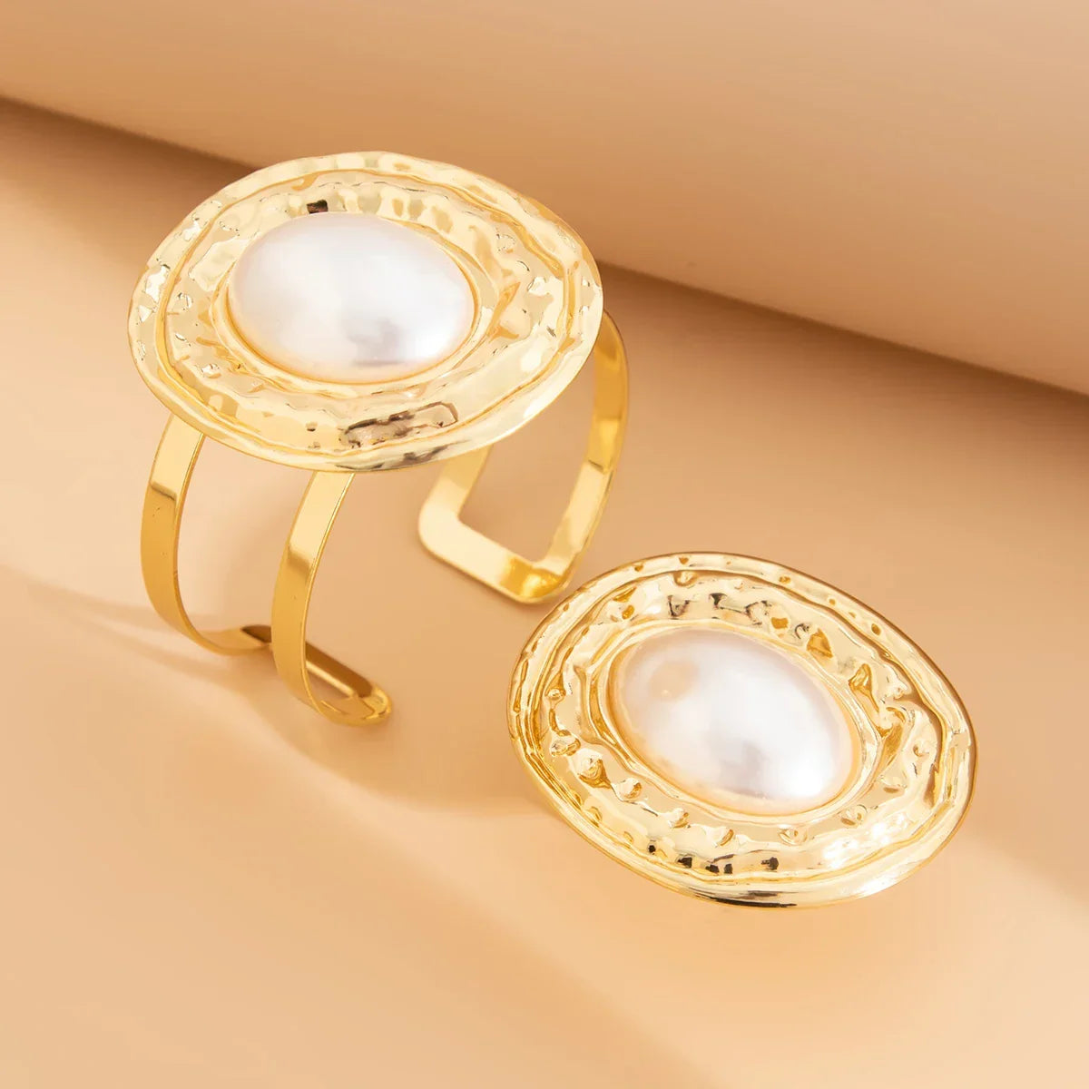 2Pcs/Set Circle Chunky - Piña Colada