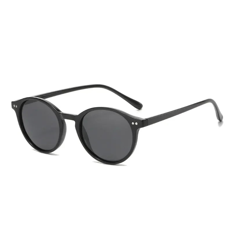 Retro Round Polarized Sunglasses - Piña Colada