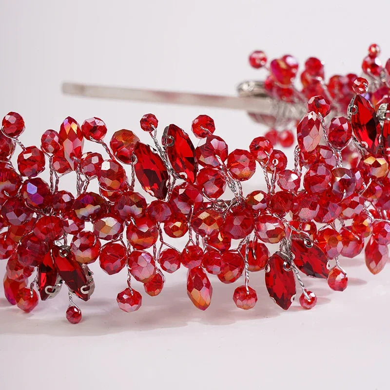 Handmade Rhinestones Tiaras - Piña Colada
