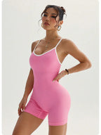 Sexy Backless Jumpsuit Women Yoga - Piña Colada