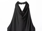 Satin Backless Camisole – Elegant Summer Essential - Piña Colada