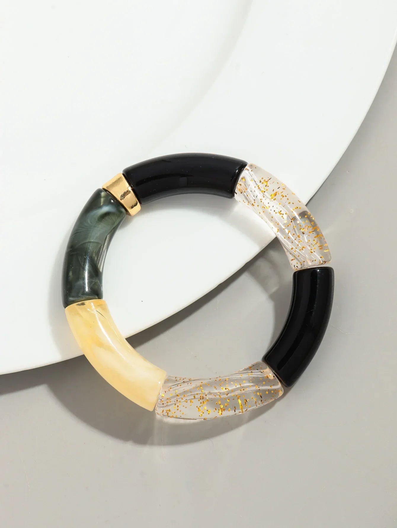Acrylic Design Bracelet - Piña Colada
