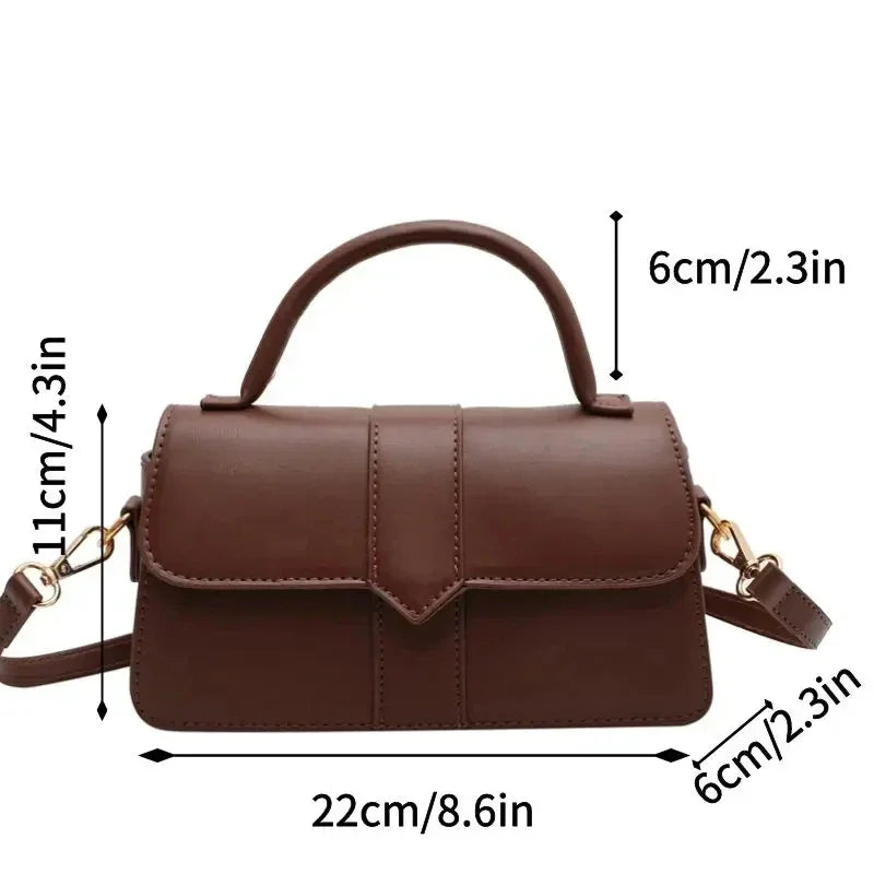 Leather Shoulder Bag - Piña Colada