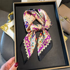Square Scarf Silk Thin - Piña Colada