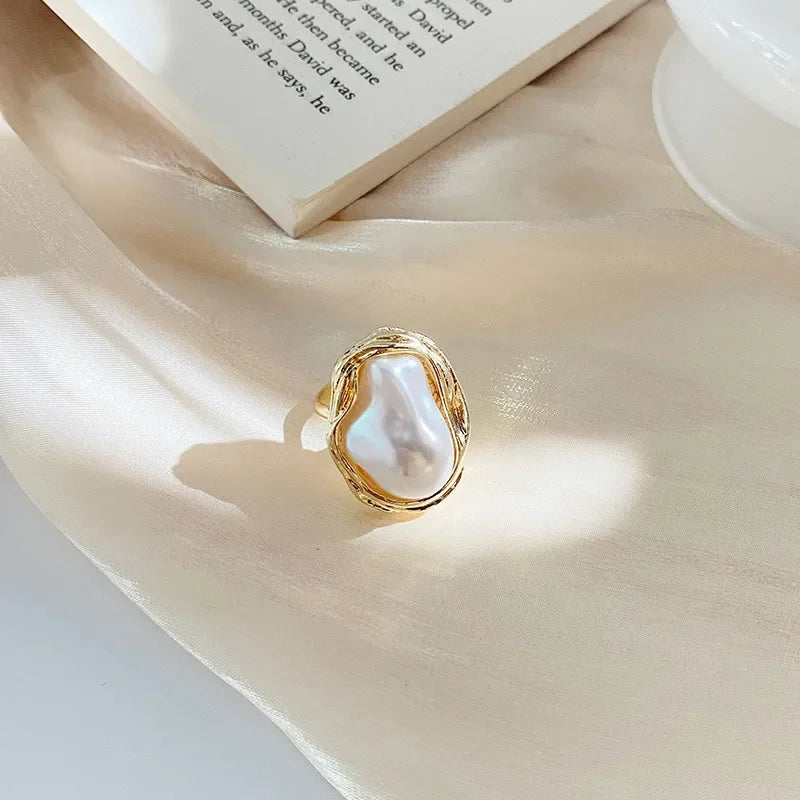 Pearl Ring Shape Gold - Piña Colada