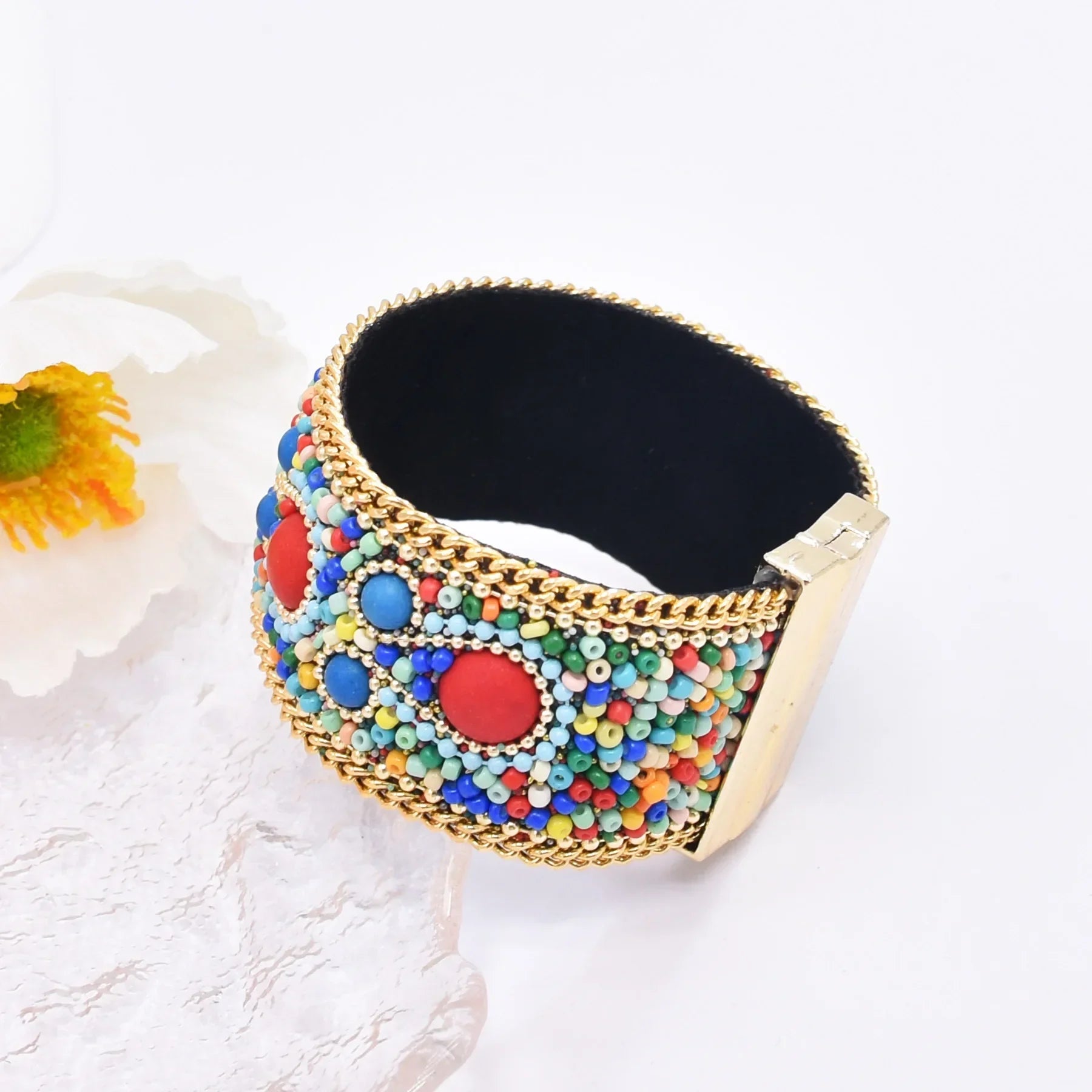 Turquoise Magnetic Snap Bracelet - Piña Colada