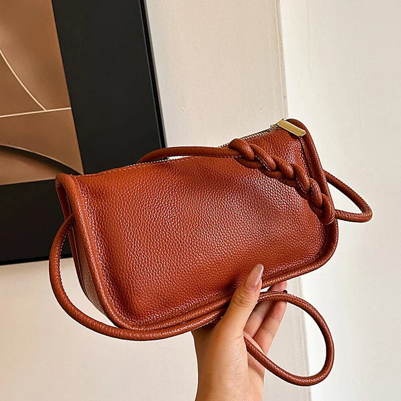 Leather Crossbody Bags - Piña Colada