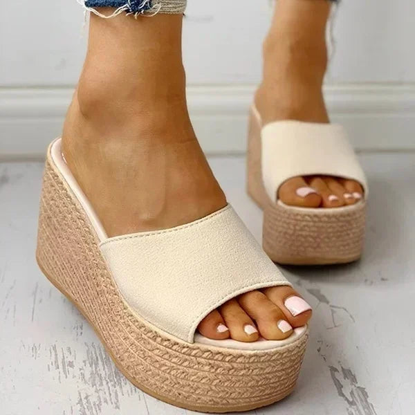 Sandals Peep-Toe - Piña Colada