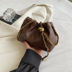 Crossbody Tote Bag PU Leather - Piña Colada