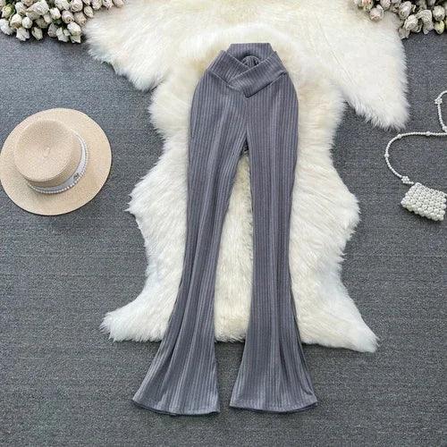 High Waist Pants - Piña Colada