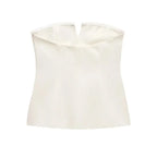 Backless Corset Tube Top – High Street Style - Piña Colada