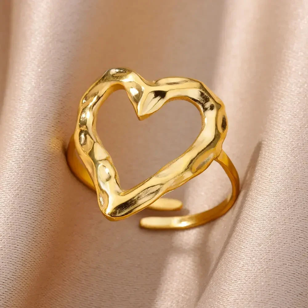 Stainless Steel Rings Aesthetic - Piña Colada