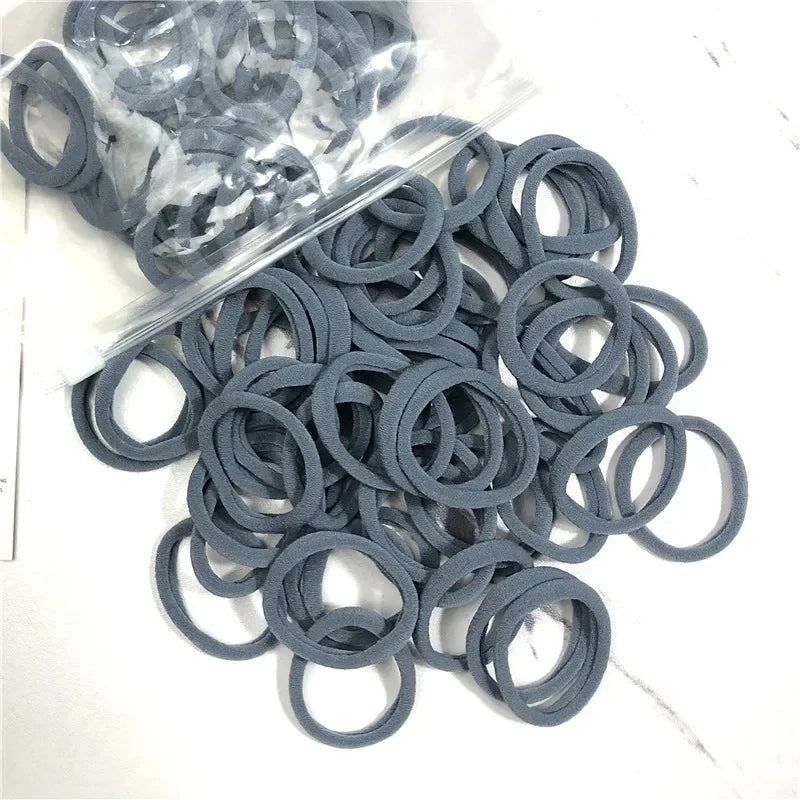 50PCS Elastic Hair Bands Set - Piña Colada