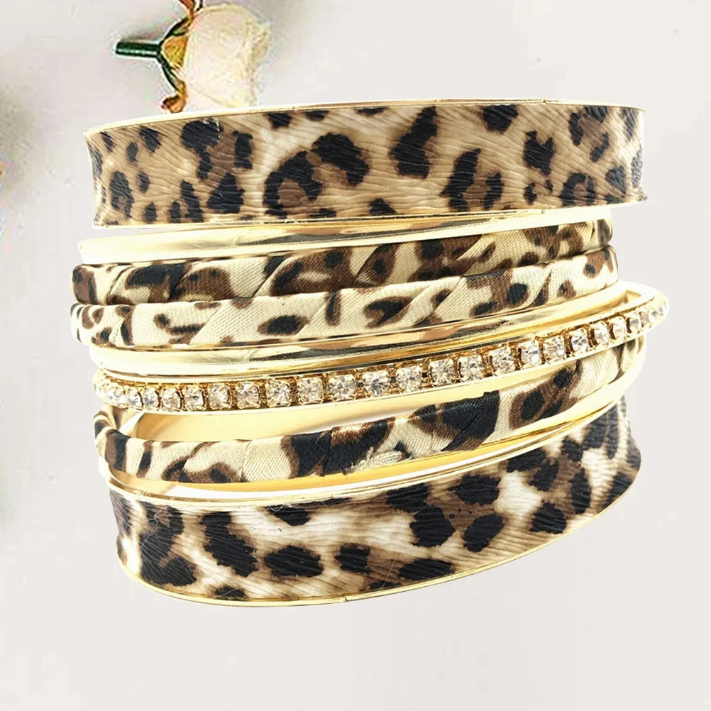Leopard Print Sterling Silver Miss - Piña Colada