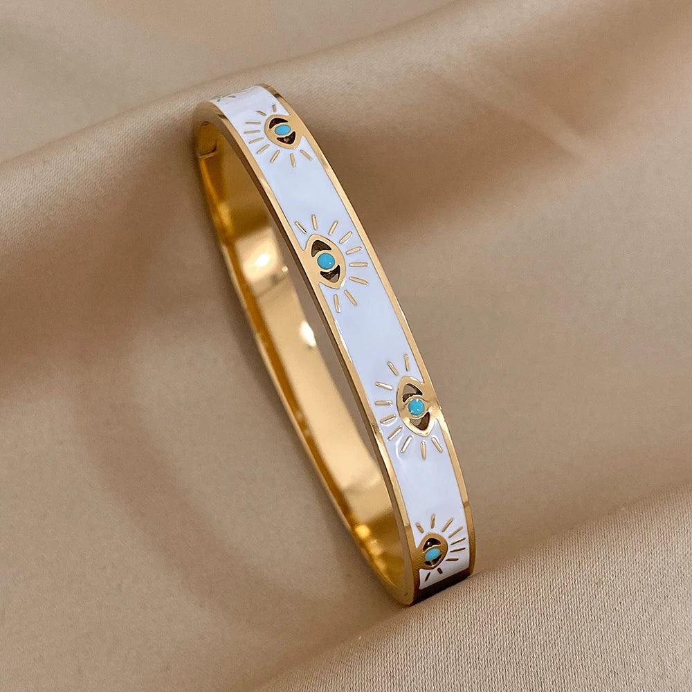 Evil Eye Bracelet Stainless Steel - Piña Colada
