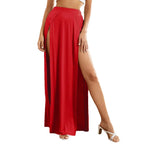 Elastic High Waist Skirts - Piña Colada