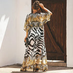 Bikini Cover Up Chiffon Kimono - Piña Colada