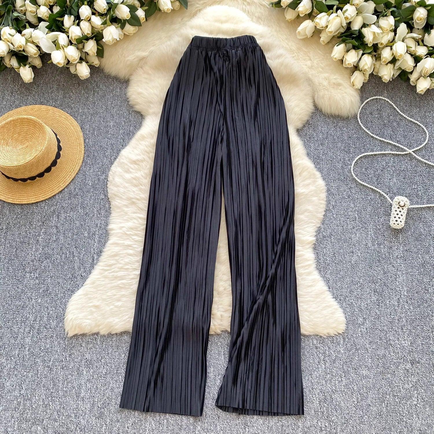 Summer Casual Pants Women High Waist - Piña Colada