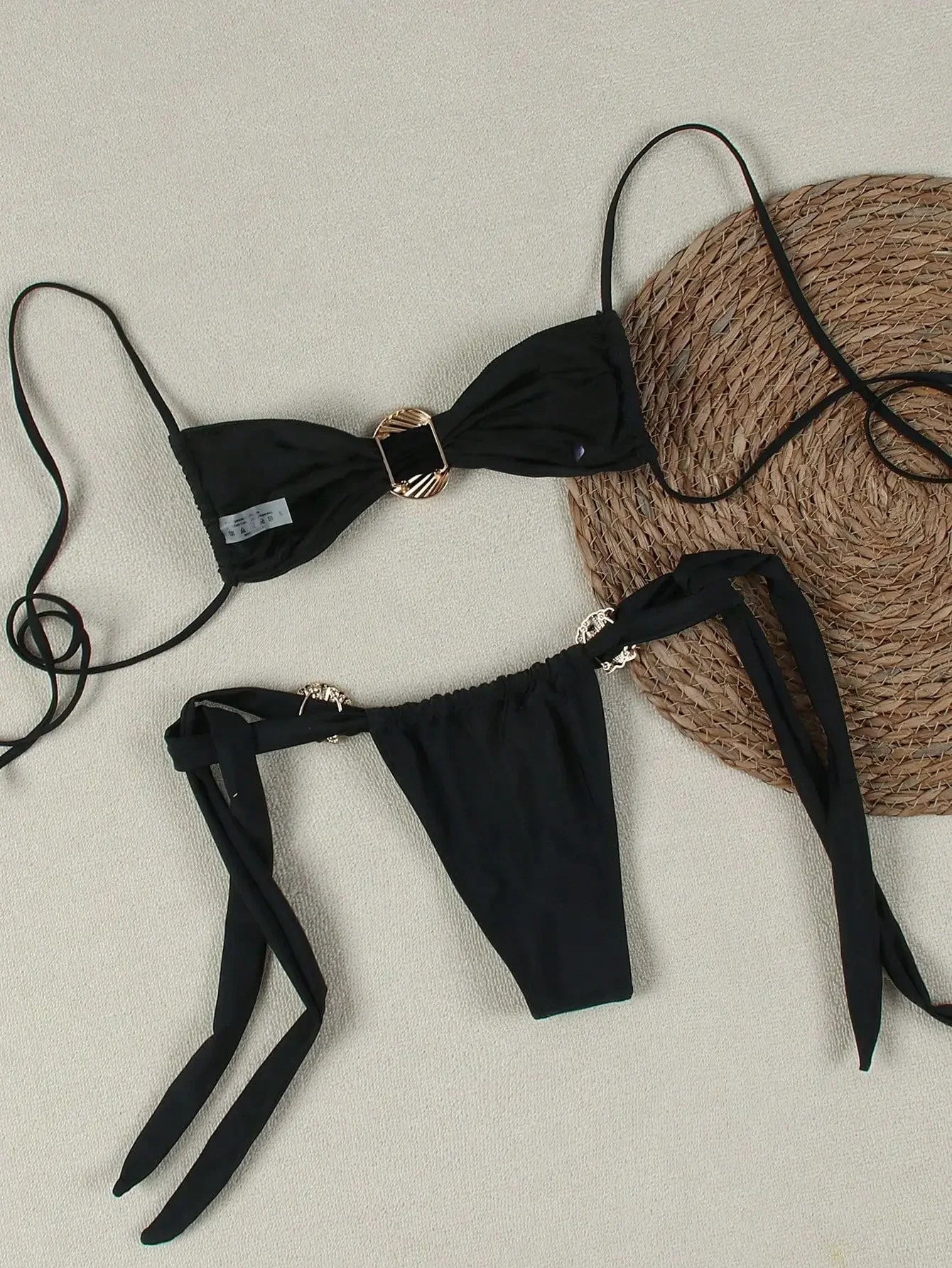 New Metal Shell Bikini - Piña Colada