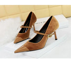 Pumps Pointed High Heels Stilettos - Piña Colada