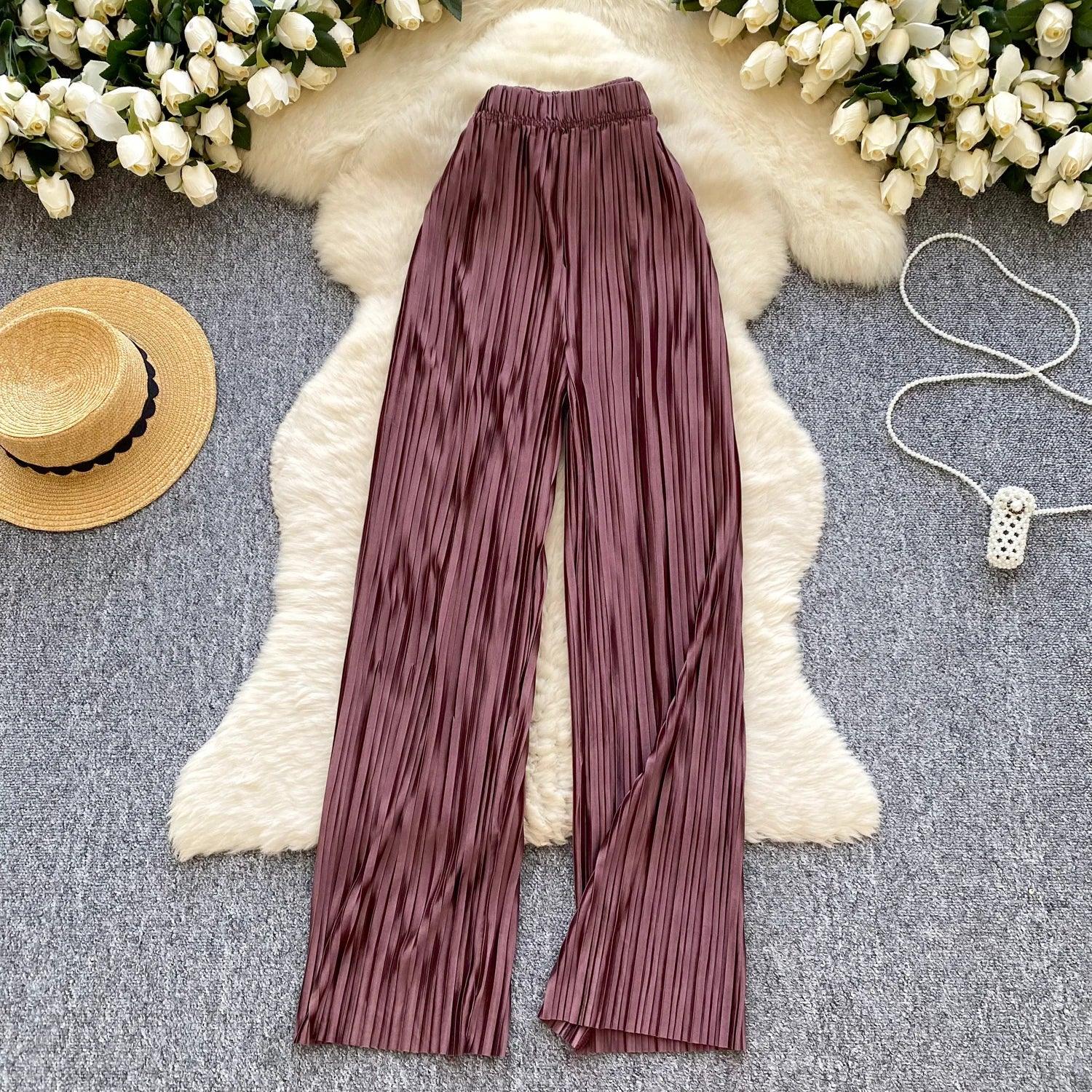 Summer Casual Pants Women High Waist - Piña Colada