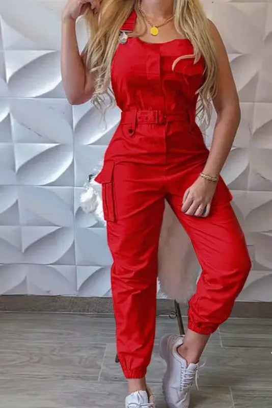 Office Lady Jumpsuit. - Piña Colada