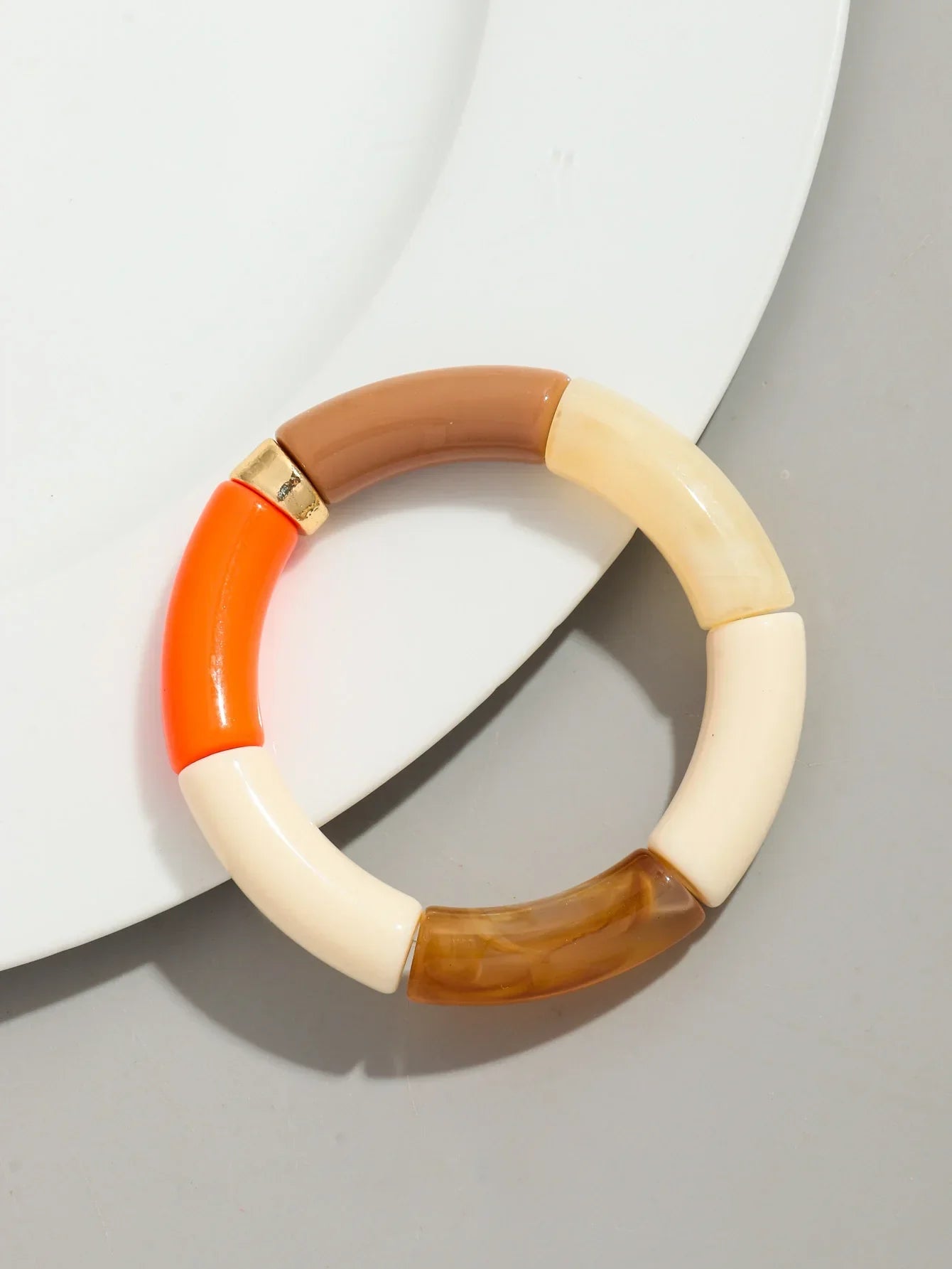 Acrylic Design Bracelet - Piña Colada