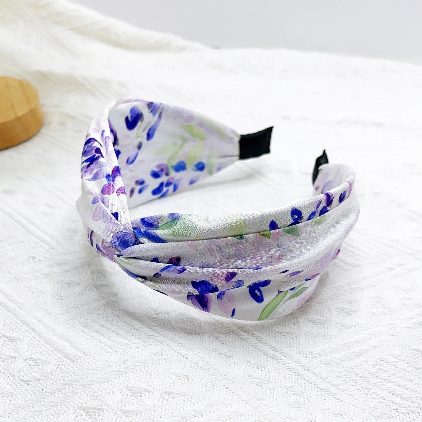 Hairband Wide Side Cross Knot Turban - Piña Colada