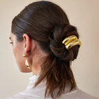 Metal Irregular Double-Layer Hair Bands - Piña Colada