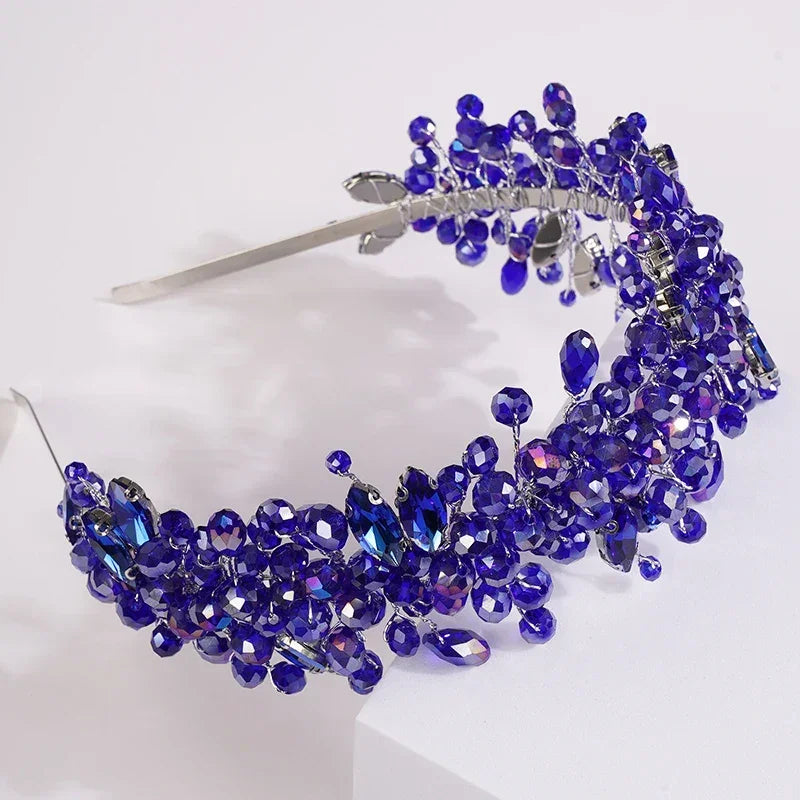 Handmade Rhinestones Tiaras - Piña Colada