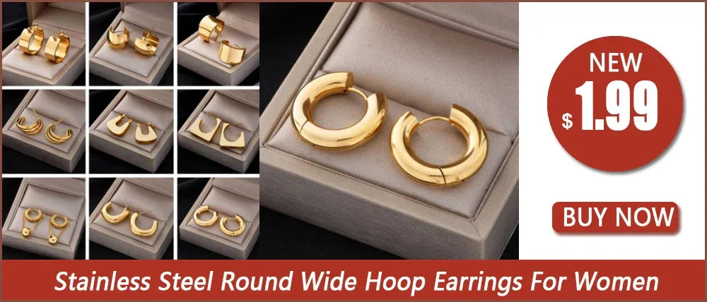 316L Stainless Steel Shell Earrings - Piña Colada