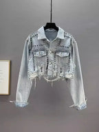 Detail Denim Jacket - Piña Colada