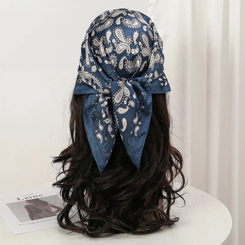 Bohemian Silk Scarf - Piña Colada